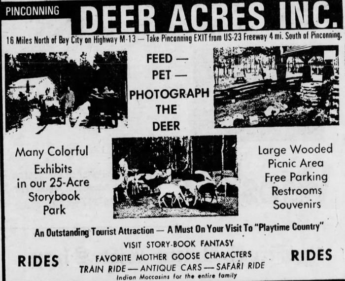 Deer Acres Storybook Amusement Park - May 1974 Ad Deer Acres (newer photo)